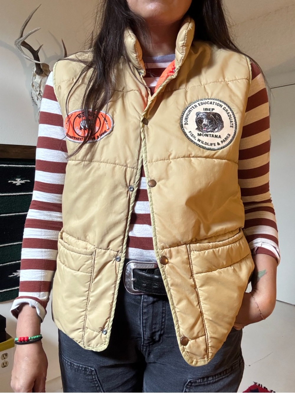 Vintage hunting vest